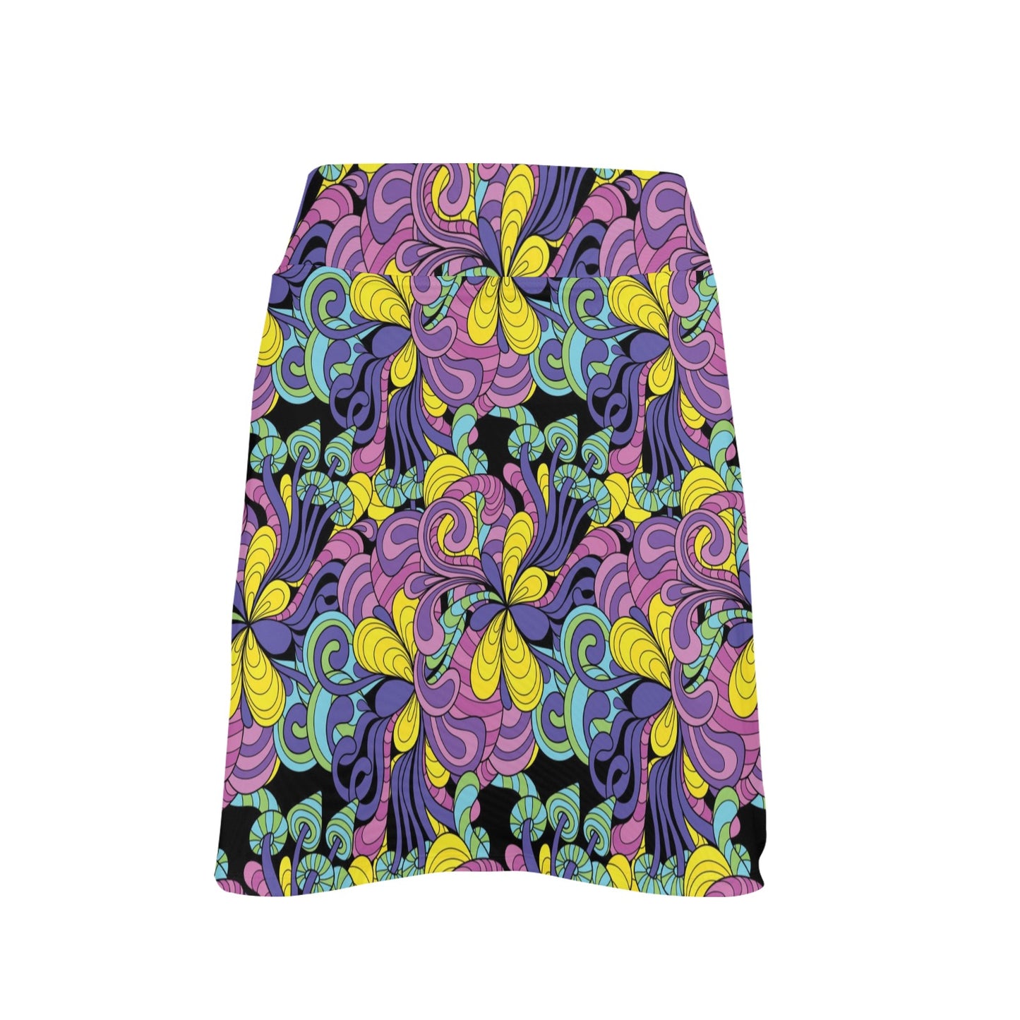 Trippy Print Design LKS305 17" Golf & Pickleball Skort with Pockets