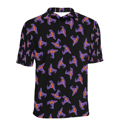 Witch Hat Print Design LKS304 Men Polo Shirt