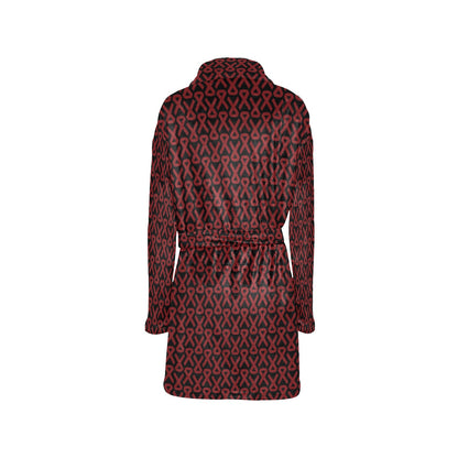 Multiple myeloma Pattern Print Design A01 Women's Fleece Robe