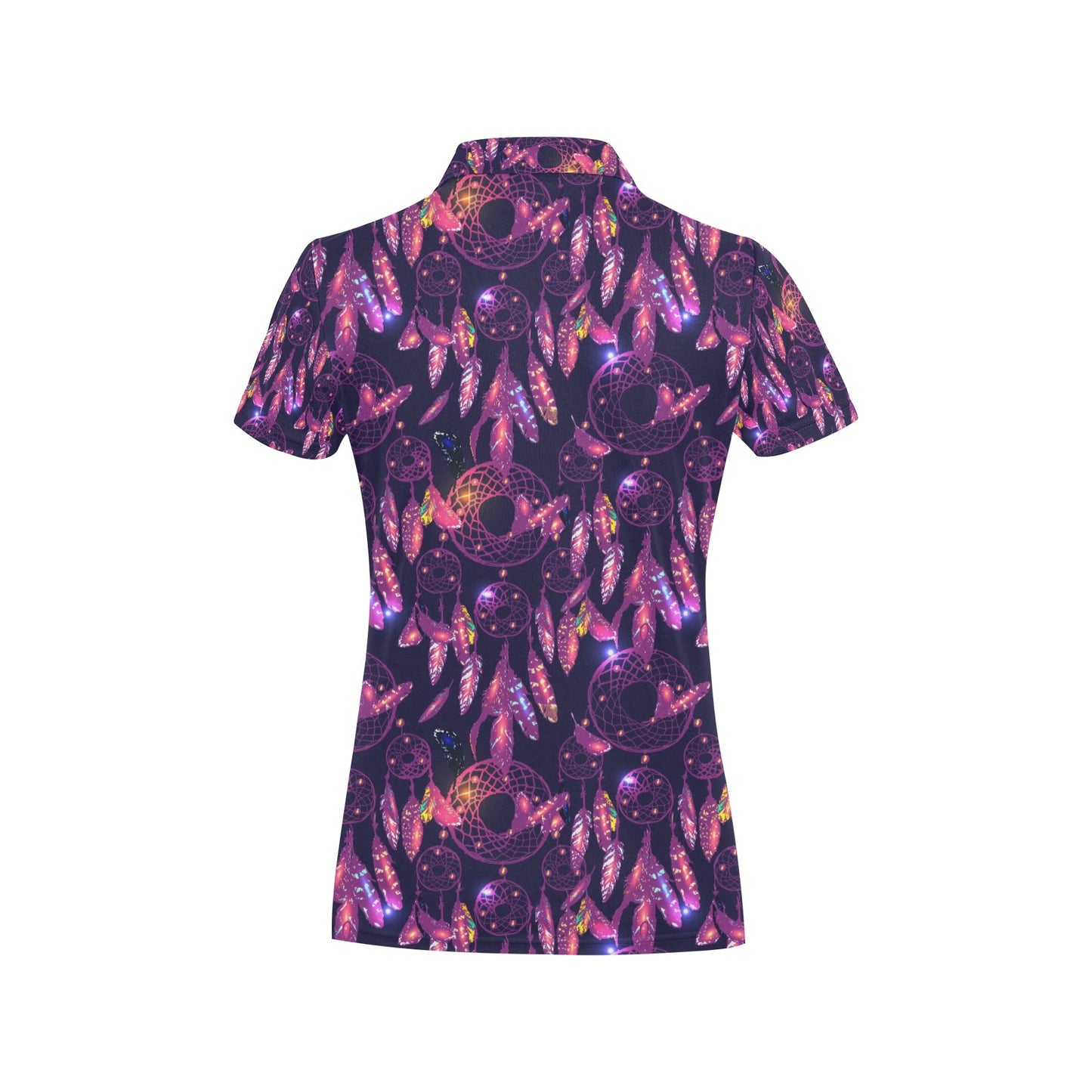 Dream catcher neon Women's Polo Shirt