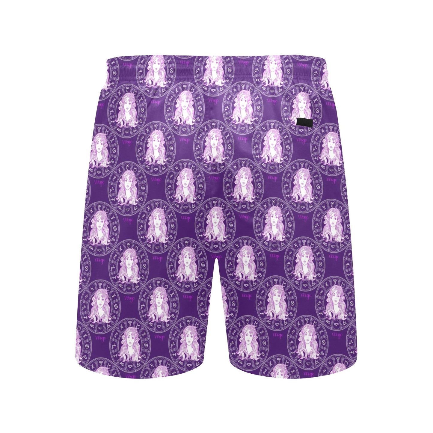 Virgo Print Design LKS301 Men's Swim Trunks Beach Shorts