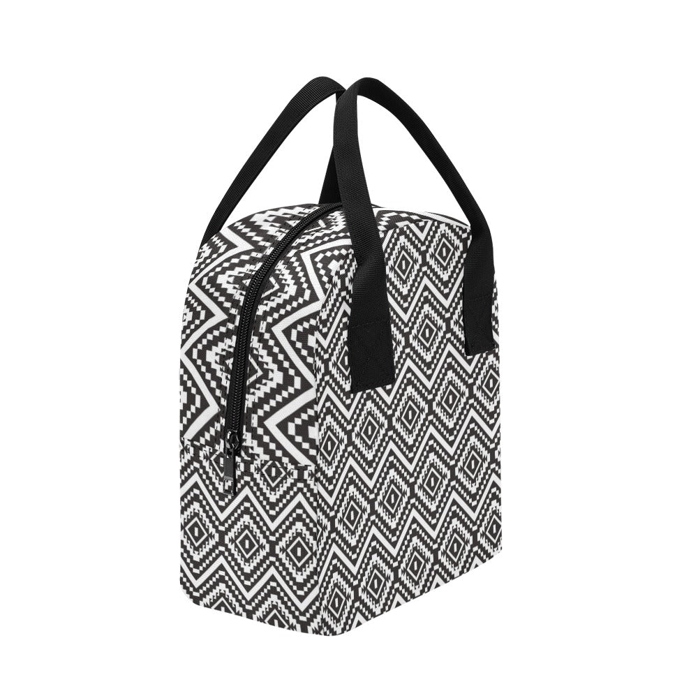 Tribal Pattern Print Design LKS303 Insulated Lunch Bag