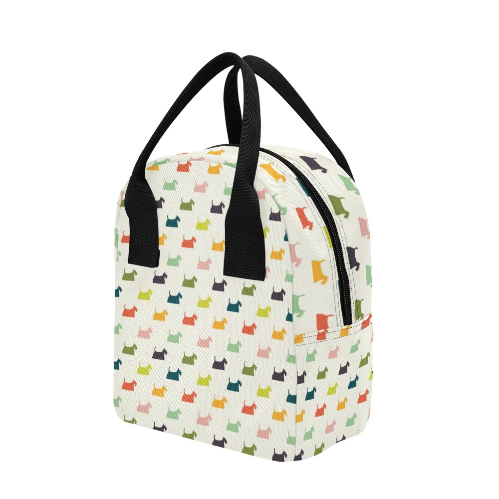 Scottish Terriers Print Design LKS305 Insulated Lunch Bag