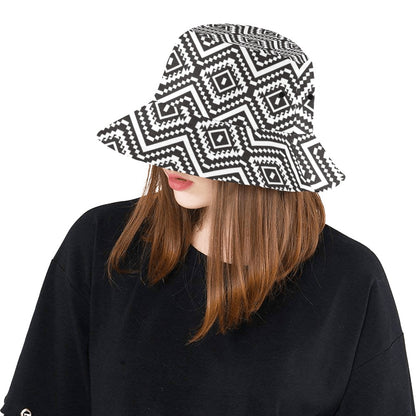 Tribal Pattern Print Design LKS303 Unisex Bucket Hat