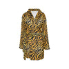 Tiger Print Design LKS302 Women's Fleece Robe