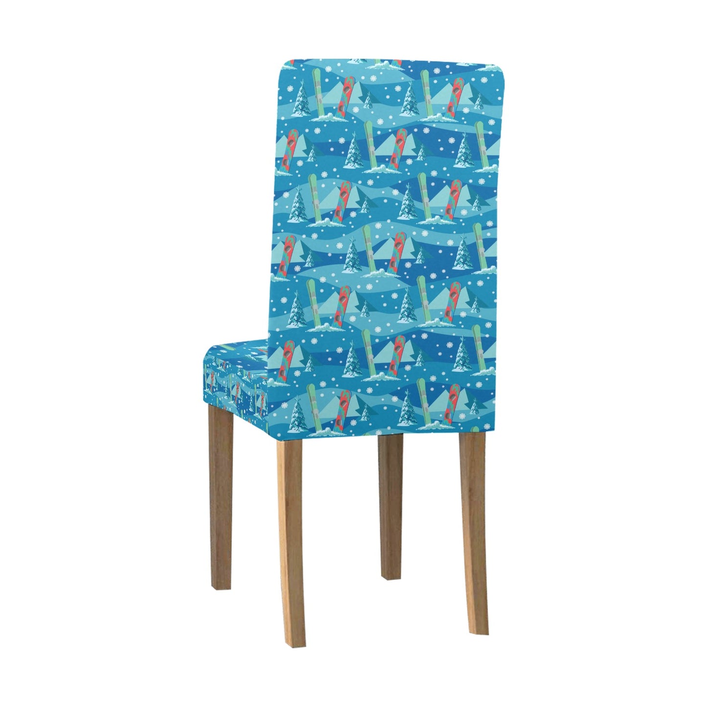 Snowboard Print Design LKS301 Dining Chair Slipcover