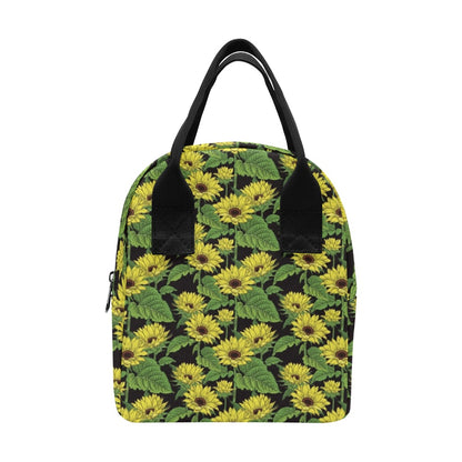 Sunflower Print Design LKS3010 Insulated Lunch Bag