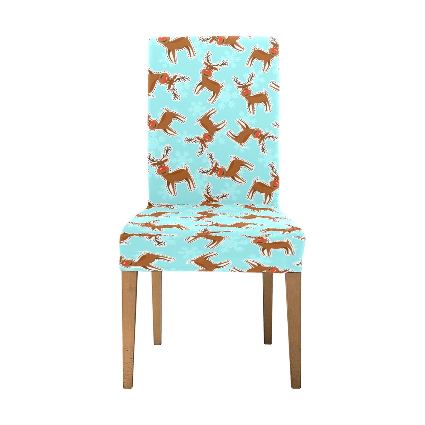 Reindeer Print Design LKS403 Dining Chair Slipcover