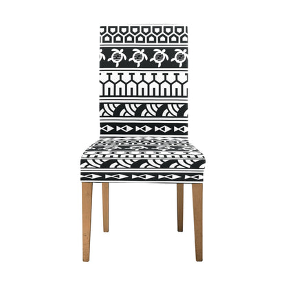 Samoan Pattern Print Design LKS303 Dining Chair Slipcover