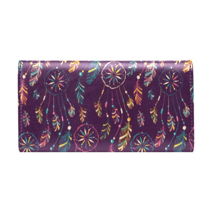 Dream Catcher Boho Design Women's Trifold Wallet
