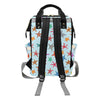 Starfish Print Design LKS402 Diaper Bag Backpack