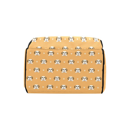 Shih Tzu Print Design LKS303 Diaper Bag Backpack