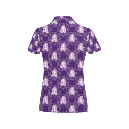 Virgo Print Design LKS301 Women's Polo Shirt