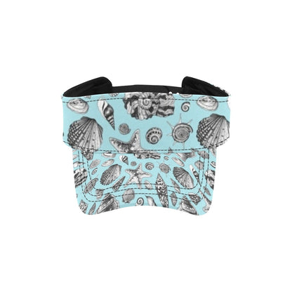 Seashell Beach Print Design LKS302 Unisex Sun Visor