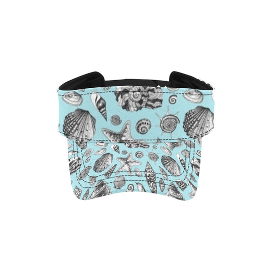 Seashell Beach Print Design LKS302 Unisex Sun Visor
