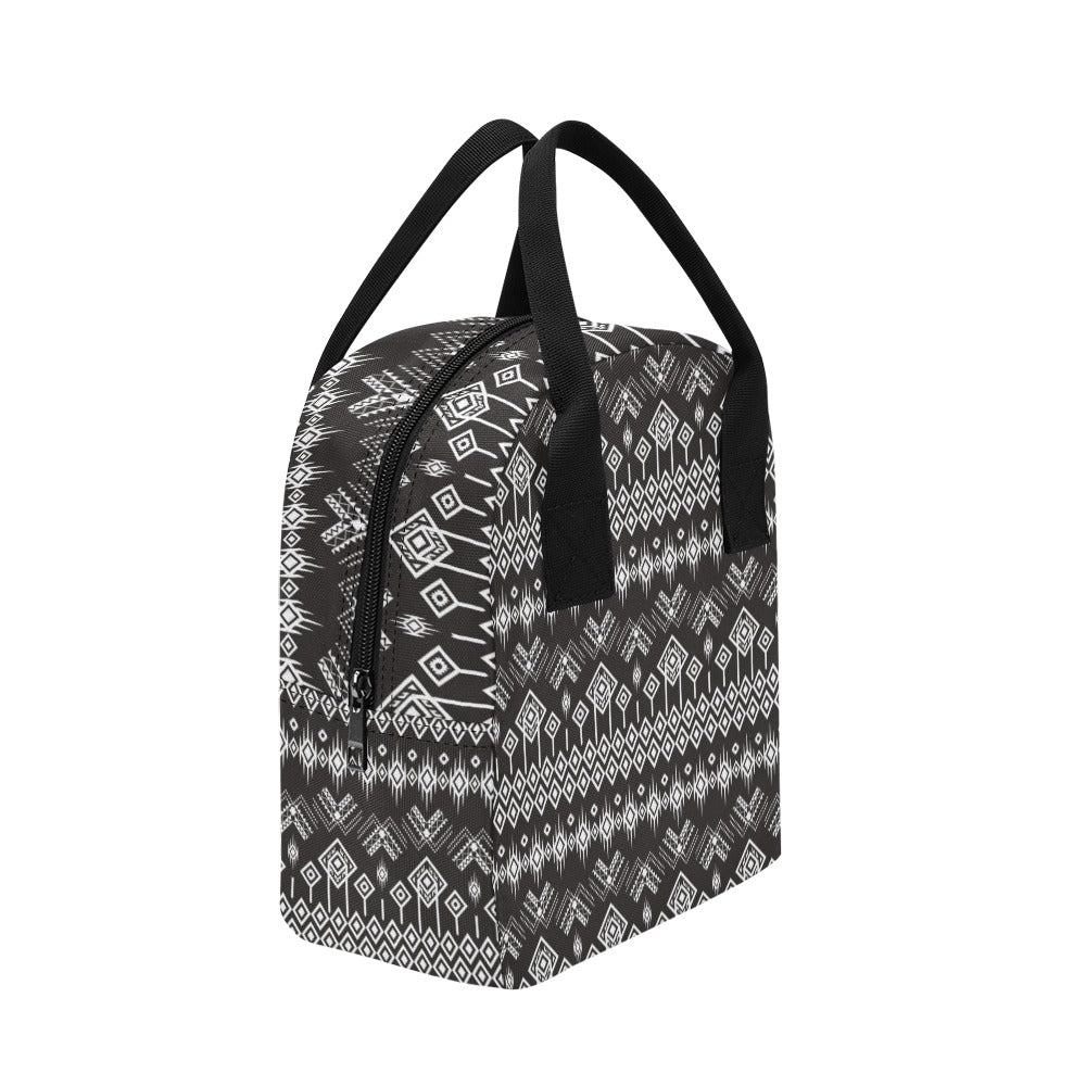 Tribal Pattern Print Design LKS304 Insulated Lunch Bag