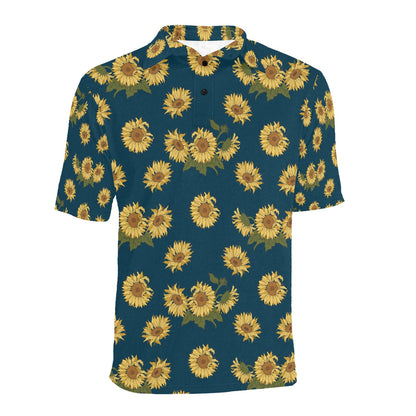 Sunflower Print Design LKS305 Men Polo Shirt