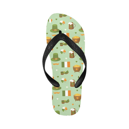 St Patricks Day Print Design LKS302 Flip Flops