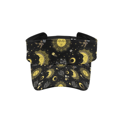 Sun Moon Print Design LKS301 Unisex Sun Visor