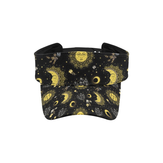 Sun Moon Print Design LKS301 Unisex Sun Visor