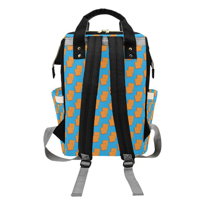 Waffle Print Design LKS304 Diaper Bag Backpack