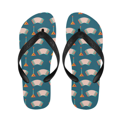 Accordion Print Design LKS402 Flip Flops