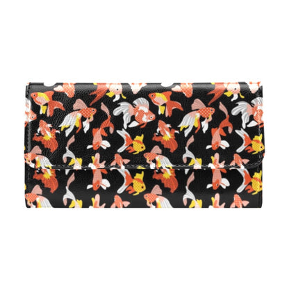 Goldfish Print Design LKS401 Women's Trifold Wallet
