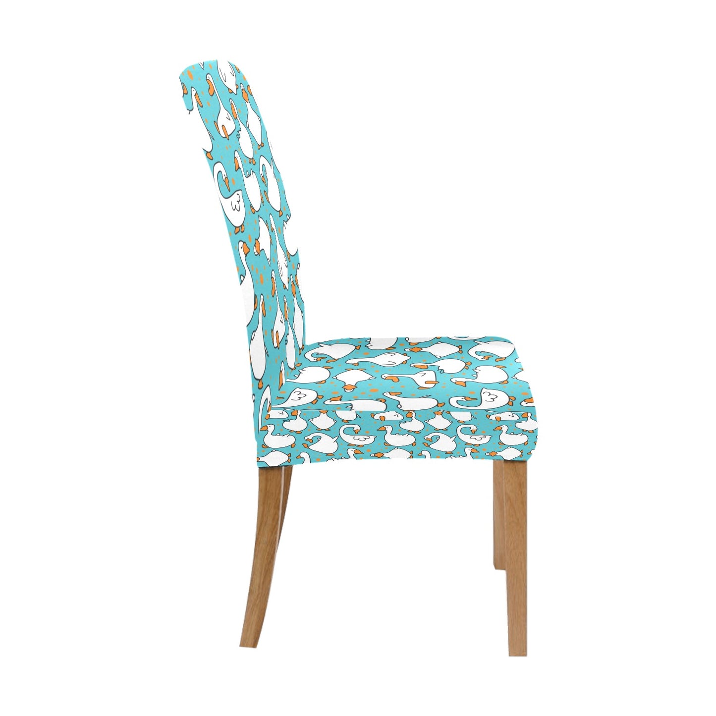 Goose Print Design LKS403 Dining Chair Slipcover