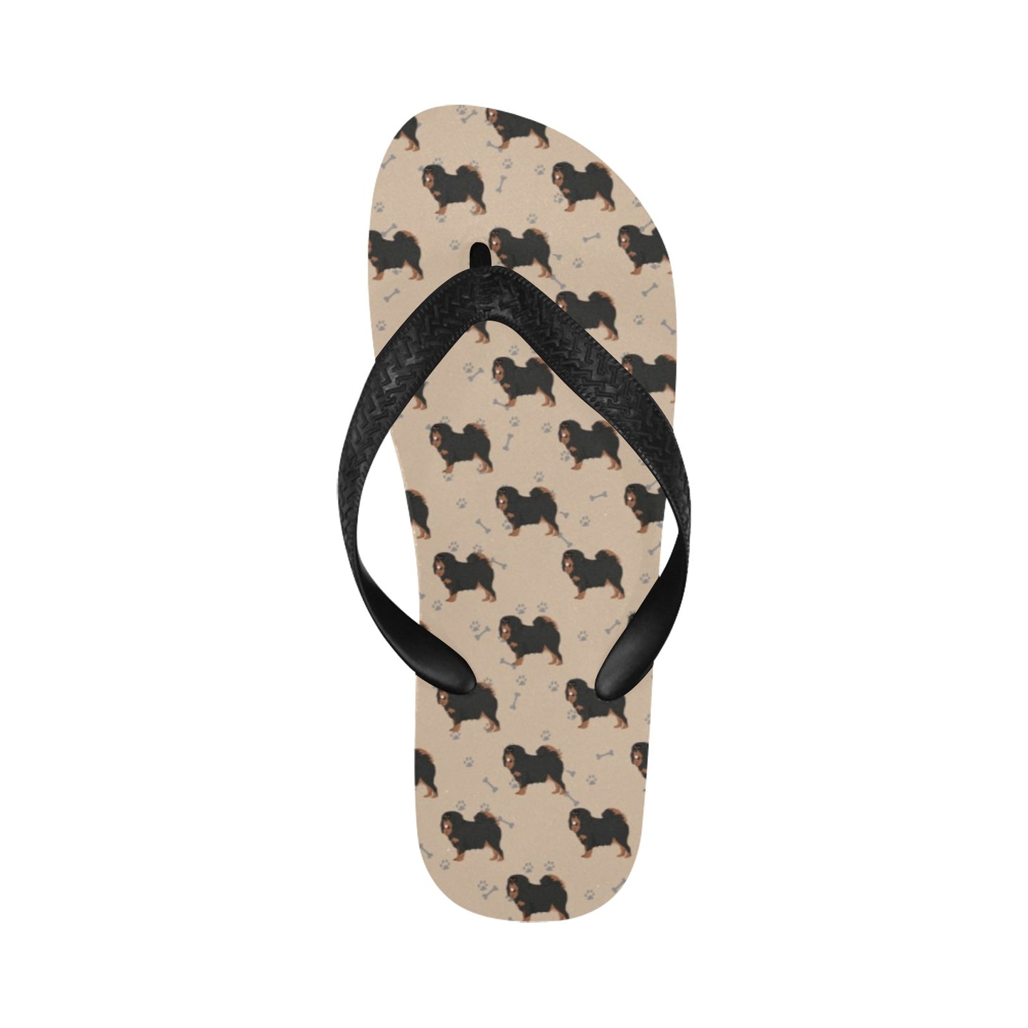 Tibetan Mastiffs Print Design LKS301 Flip Flops