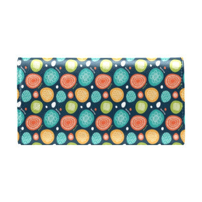 Swedish Themed Design Women's Trifold Wallet