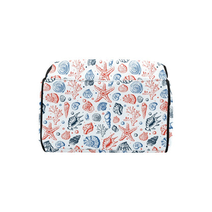 Seashell Print Design LKS307 Diaper Bag Backpack