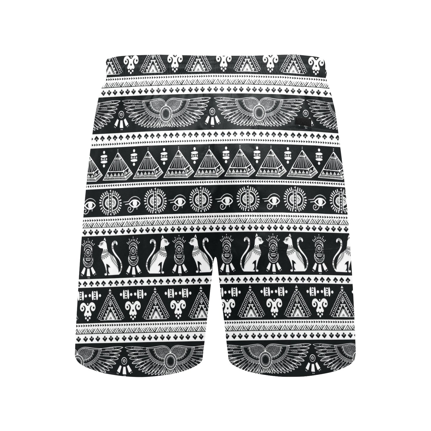 Tribal Pattern Print Design LKS305 Men's Swim Trunks Beach Shorts