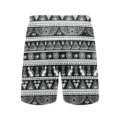 Tribal Pattern Print Design LKS305 Men's Swim Trunks Beach Shorts