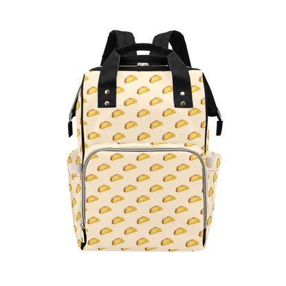 Taco Print Design LKS302 Diaper Bag Backpack