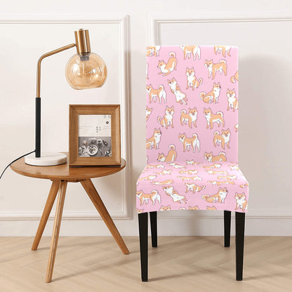 Shiba Inu Print Design LKS303 Dining Chair Slipcover