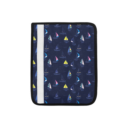 Sailboat Print Design LKS305 Car Seat Belt Cover