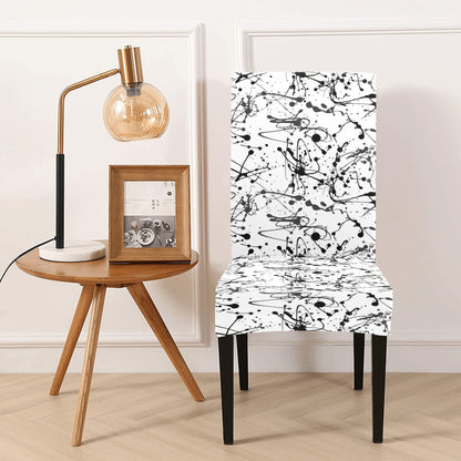 Splatter Print Design LKS305 Dining Chair Slipcover