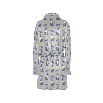 Witch Print Design LKS307 Women's Fleece Robe