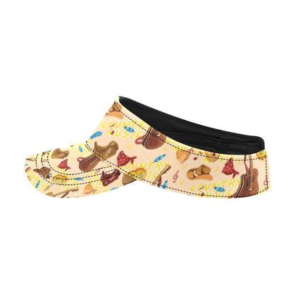 Western Lifestyle Print Design LKS303 Unisex Sun Visor