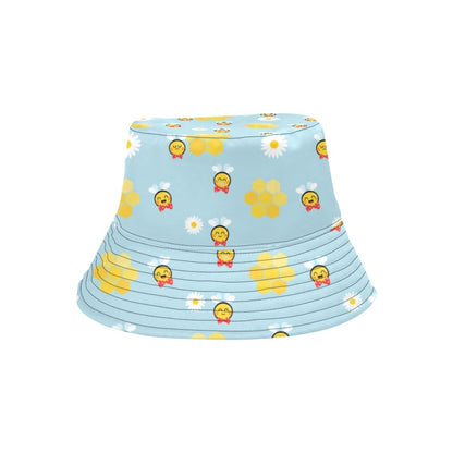 Bee Cute Print Design LKS304 Unisex Bucket Hat