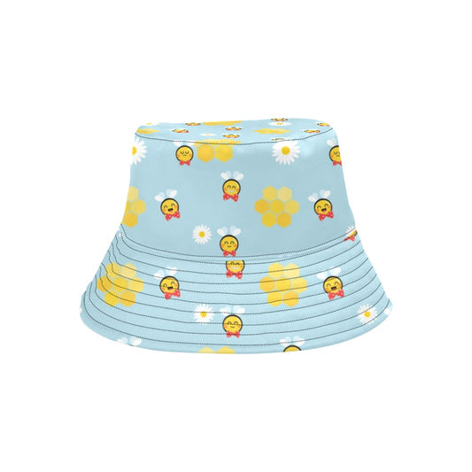 Bee Cute Print Design LKS304 Unisex Bucket Hat