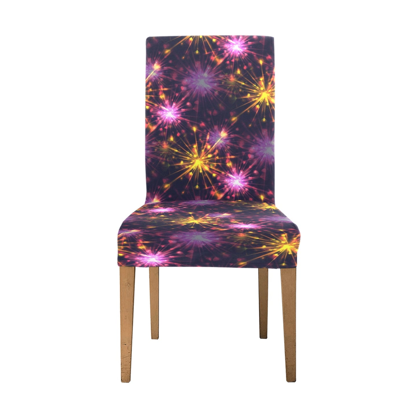 Firework Print Design LKS303 Dining Chair Slipcover