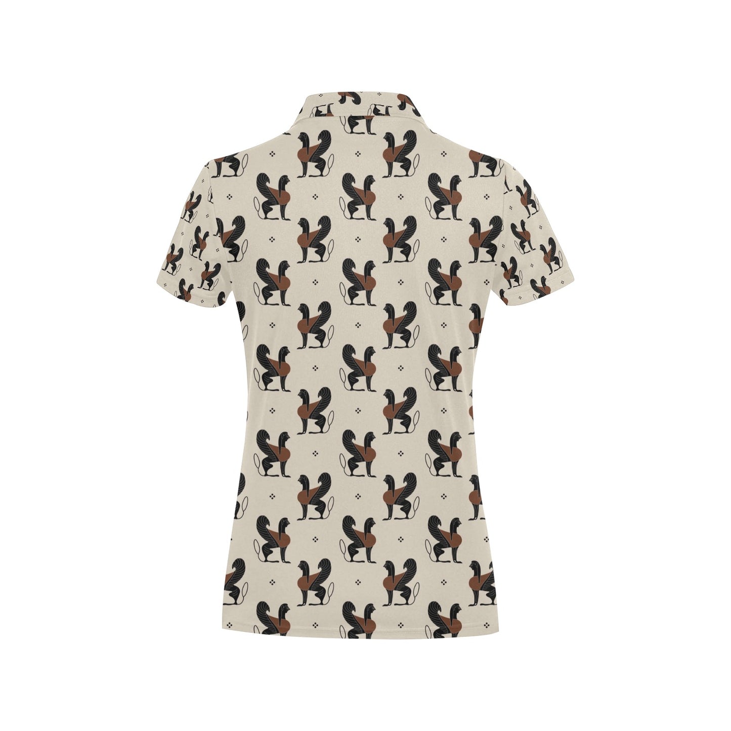 Ancient Greek Print Design LKS3010 Women's Polo Shirt