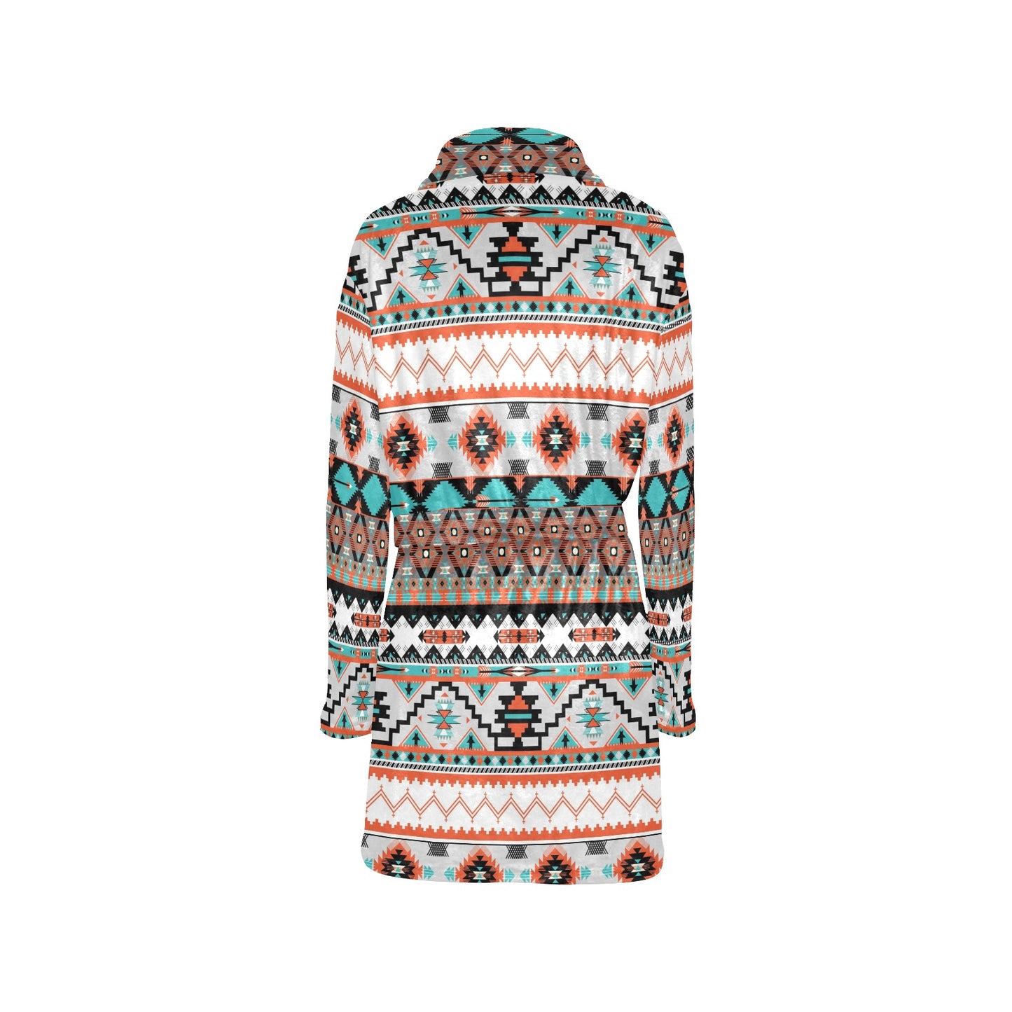 Tribal Aztec Indians pattern Women's Fleece Robe