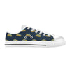 School Bus Print Design LKS304 Women's White Low Top Shoes