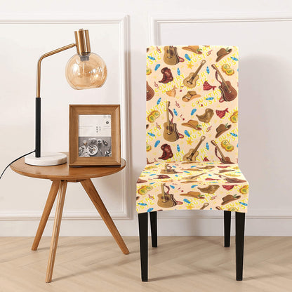 Western Lifestyle Print Design LKS303 Dining Chair Slipcover