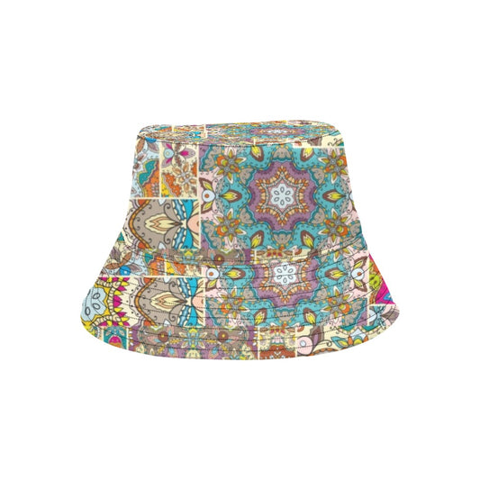 Patchwork Print Design LKS402 Unisex Bucket Hat