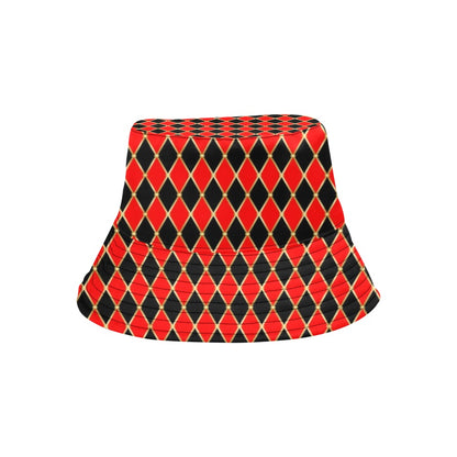 Harlequin Print Design LKS401 Unisex Bucket Hat