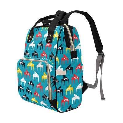 Piano Print Design LKS403 Diaper Bag Backpack