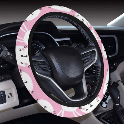 Rabbit Print Design LKS401 Steering Wheel Cover with Elastic Edge